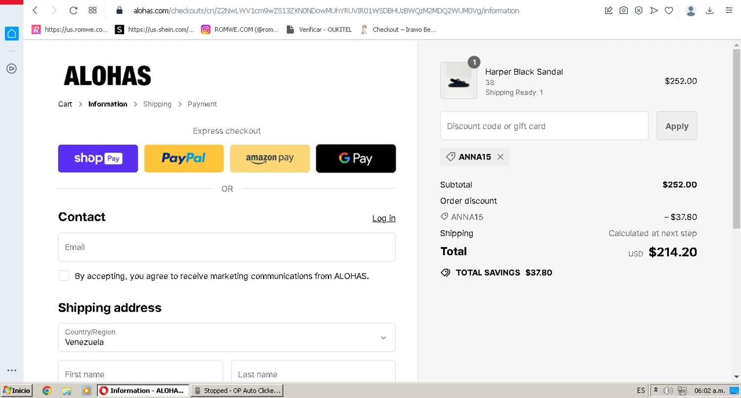 How to apply Alohas coupon code
